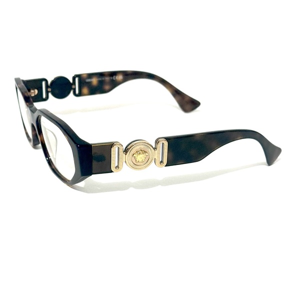 Versace Mod 3320-U 108 Brown and Gold Women's Glasses 3320 U New Authentic - Picture 4 of 10
